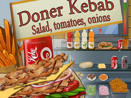 image Doner Kebab : Salad Tomatoes Onions