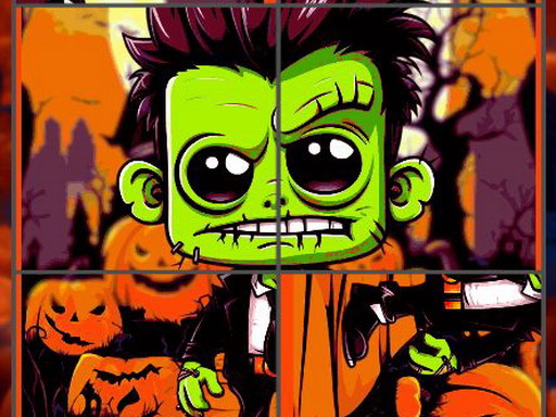 image Franky &amp; Vampire Halloween Puzzle