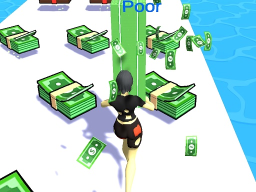 image Girl Money Rush