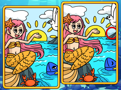 image Mermaids: Spot The Differences