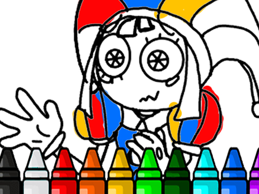 image Pomni Coloring Book