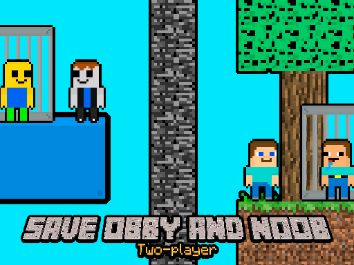 image Save Obby and Noob Two players