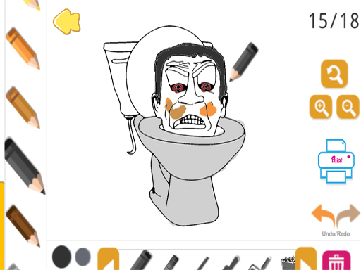 image Skibidi  Coloring