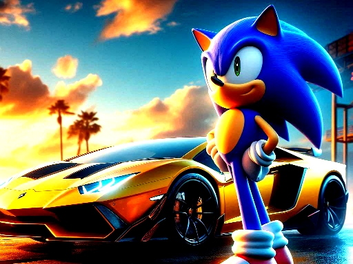 image Sonic Run for Lamborghini