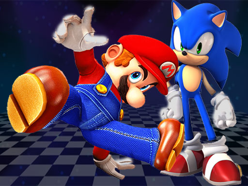 image Super Mario &amp; Sonic FNF Dance