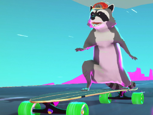 image Tanuki Sunset