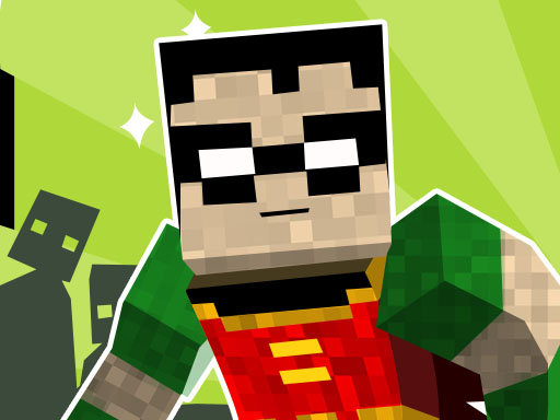 image teen titans go minecraft teenage runner 3d