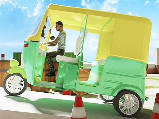 image Tuk Tuk Rikshaw Parking